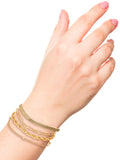 Believe By Brilliance 14kt Gold Flash Plated Bracelet Set, 4