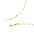 Jewelry Atelier Gold Chain Necklace Collection - 14K Solid Yellow Gold Filled Paper Clip Link Chain Necklaces for Women and Men with Different Sizes (2.0mm, 2.5mm)