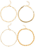 Believe By Brilliance 14kt Gold Flash Plated Bracelet Set, 4