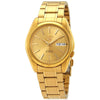 Seiko Men's Series 5 Automatic Gold Dial Watch SNKL48