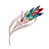 Wendunide Ornaments, and Zircon Elegant Multi-Color Wheat Diamond and Stylish Jewelry Brooch Brooch Gold